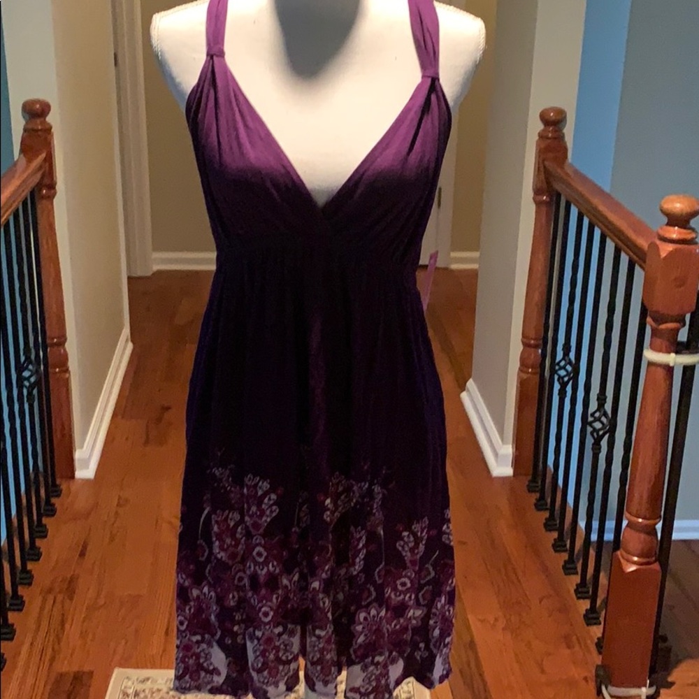 NWT Purple cover up dress